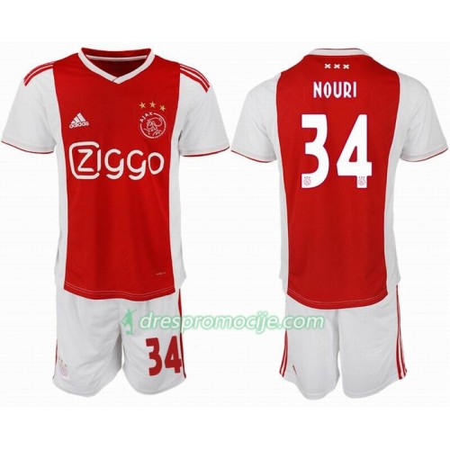 Ajax Dres NOURL 34 Dječji Domaći 2018/19 Kratkih Rukava Ajax Dres NOURL 34 Dječji Domaći 2018/19 Kratkih Rukava